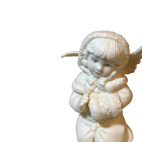 Little miracles Angel Russ Christmas Figurine Girl Porcelain Ceramic Collectible - Picture 14 of 14
